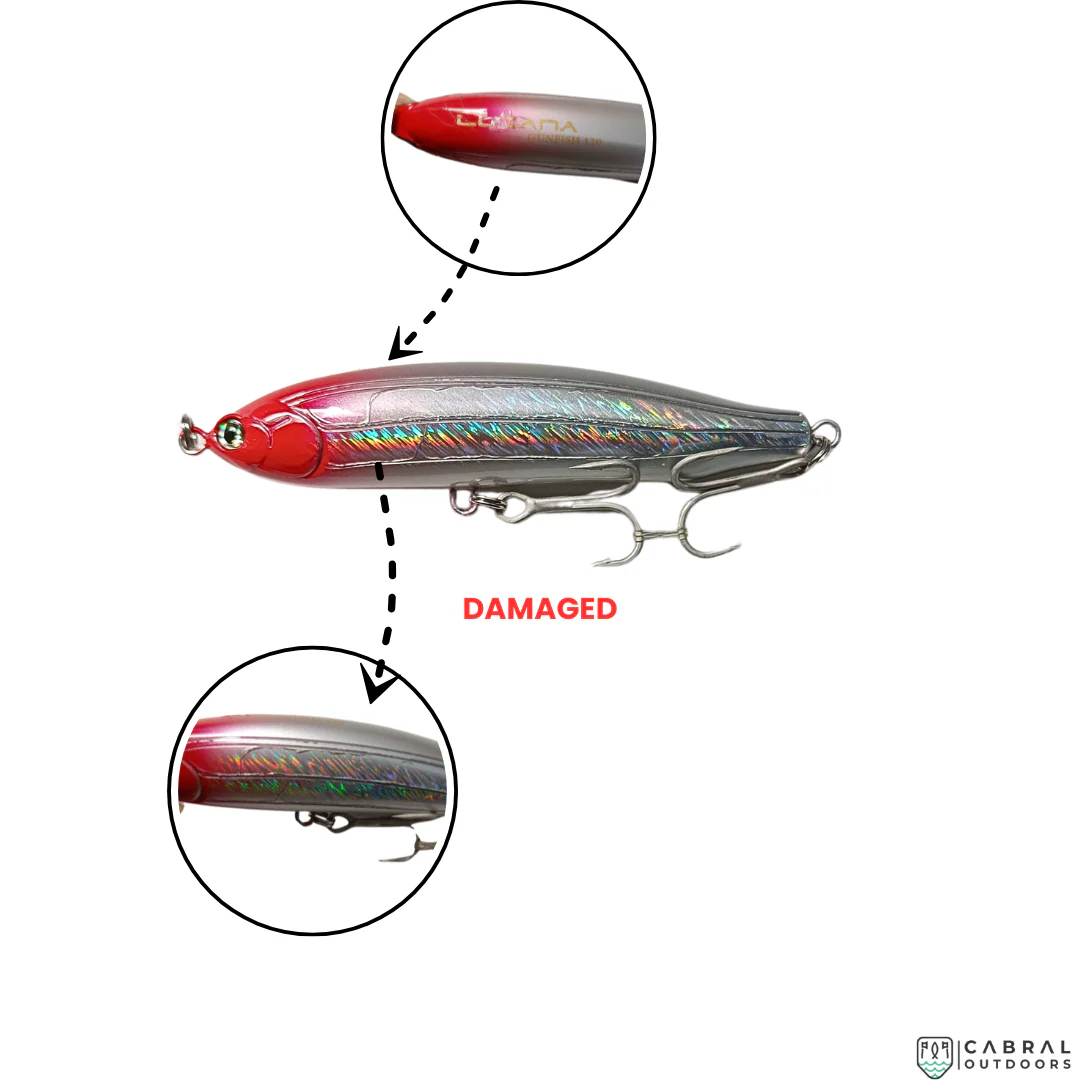 (Stock Clearance) Lucana Gunfish Floating Topwater Lure | Size: 12 cm | 33 g - Image 3