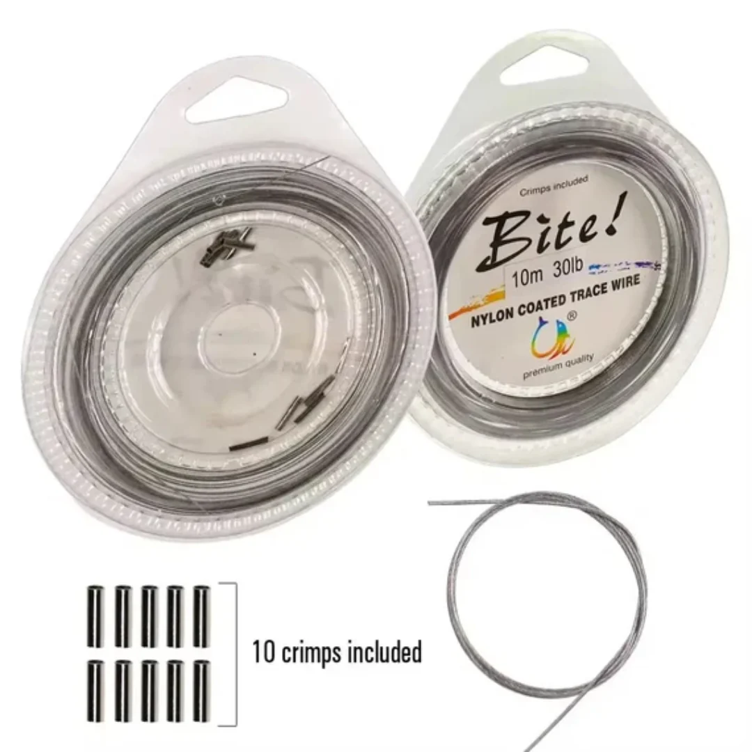 Bite Nylon Coated Trace Wire 10m | 20-80lb - Image 2