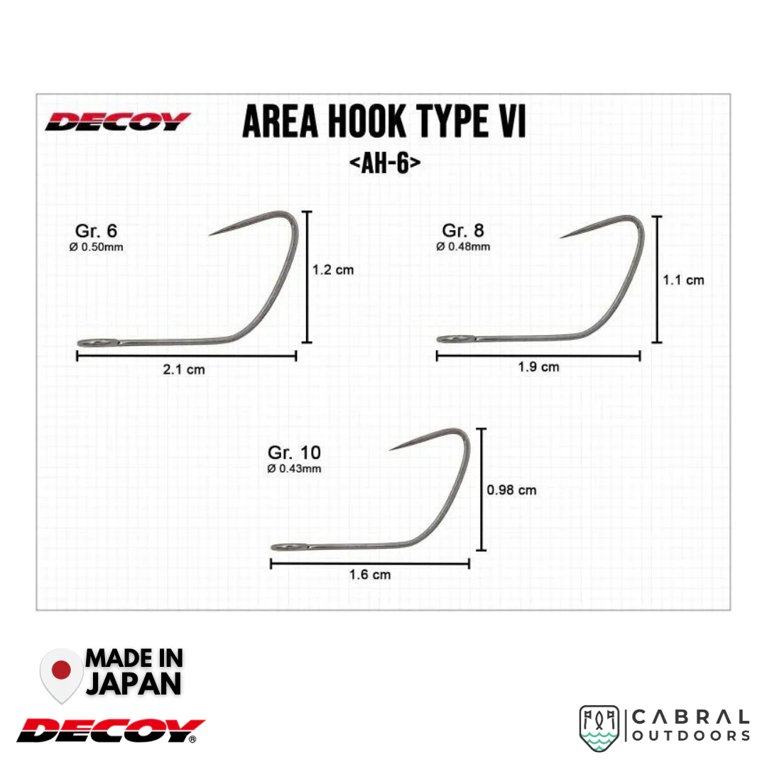 Decoy AH-6 Area Hook Type VI Spic | #10-#6 - Image 3
