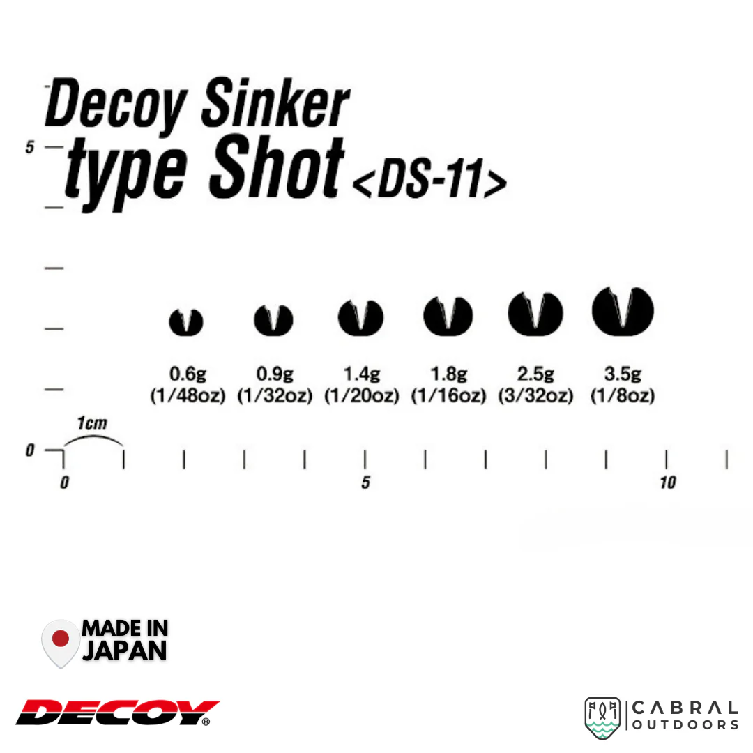 Decoy DS-11 Sinker Type Shot | 1.8g-3.5g - Image 3