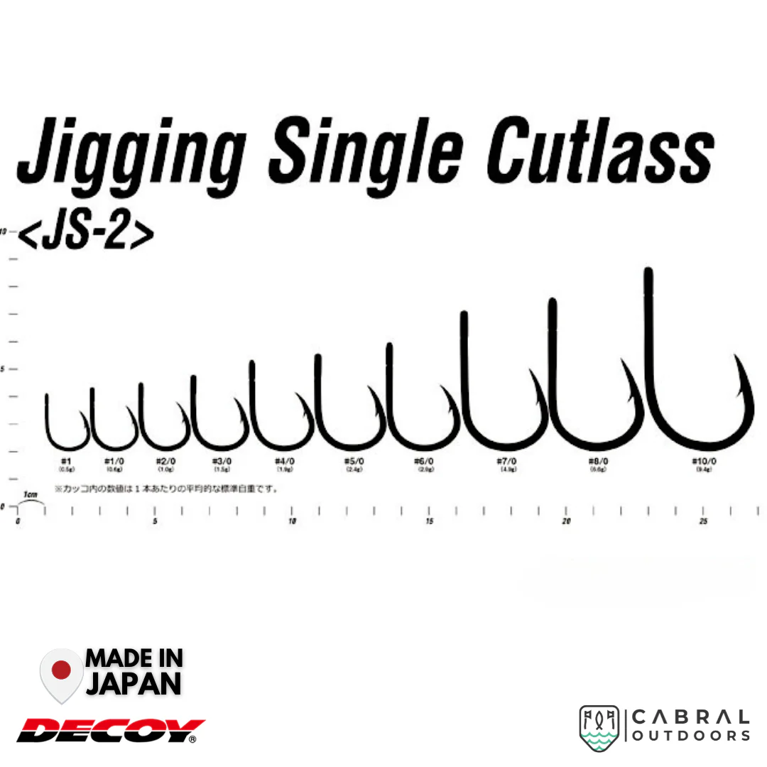 Decoy JS-2 Jigging Single Cutlass | #1-#10/0 - Image 2
