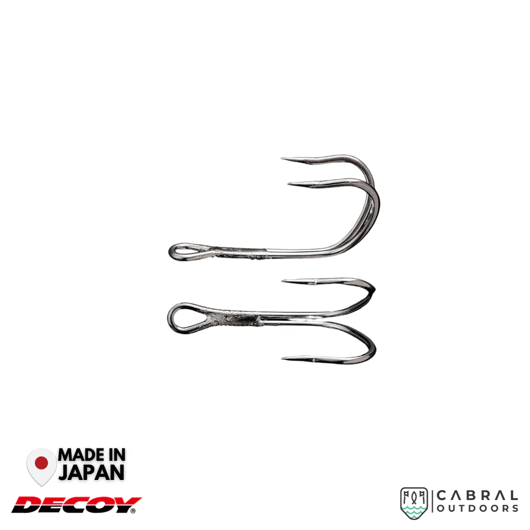 Decoy Raishin RH-2 Double Hook | Size:-L | 3pcs/pkt - Image 2