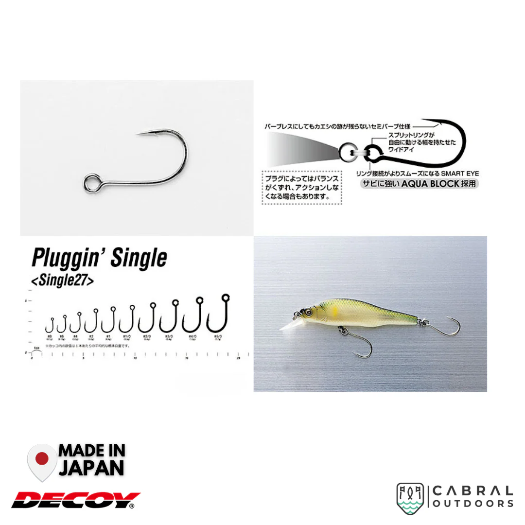 Decoy Single 27 Pluggin Single  | #8-#5/0 - Image 3