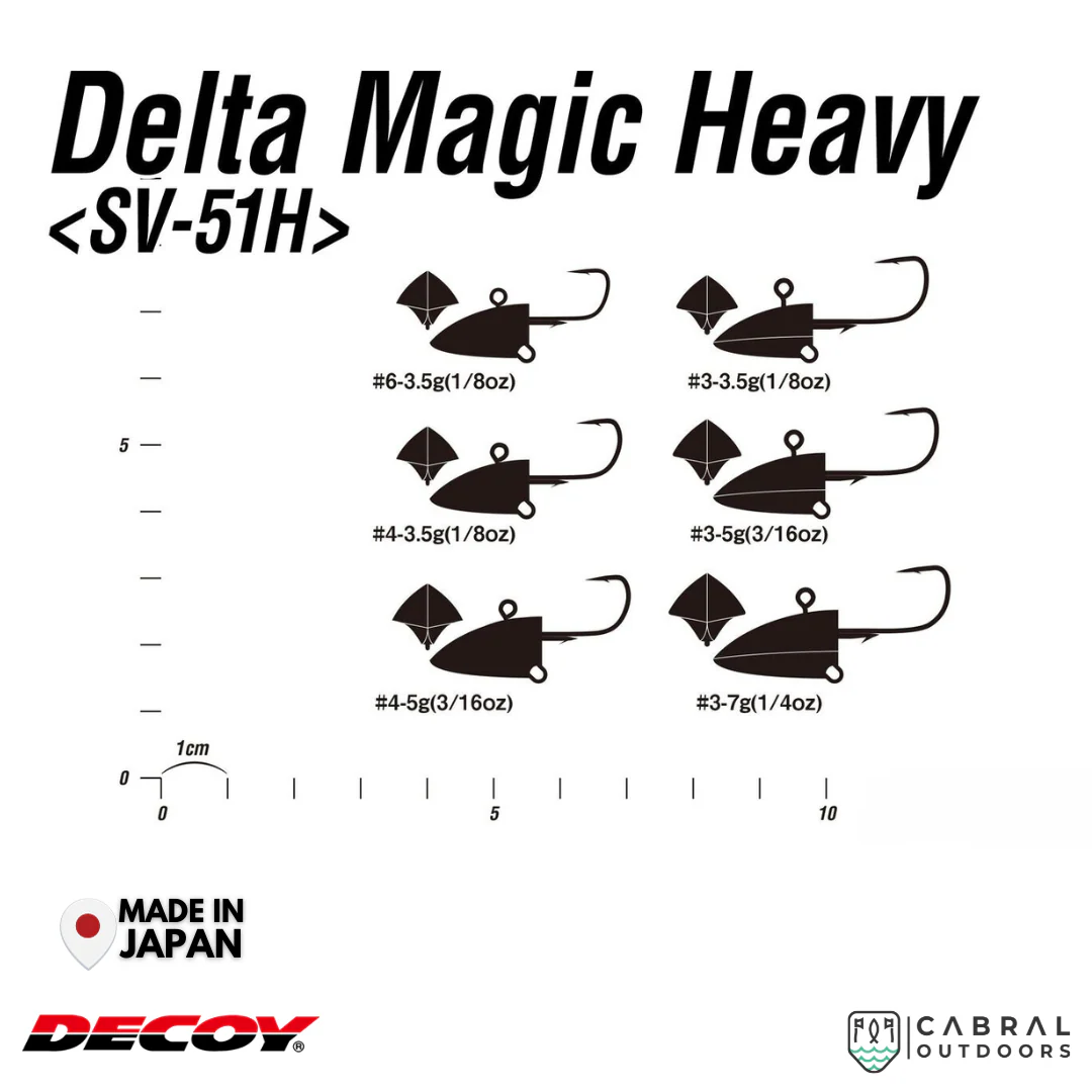 Decoy SV-51H Delta Magic Heavy | #3-#6 | 3.5g-7g - Image 3
