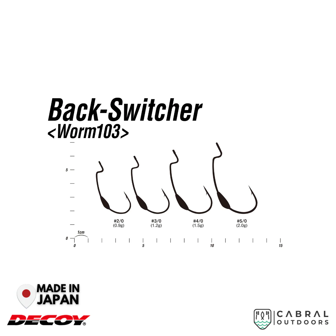 Decoy Worm-103 Back Switcher Hook | #2/0-#5/0 - Image 3
