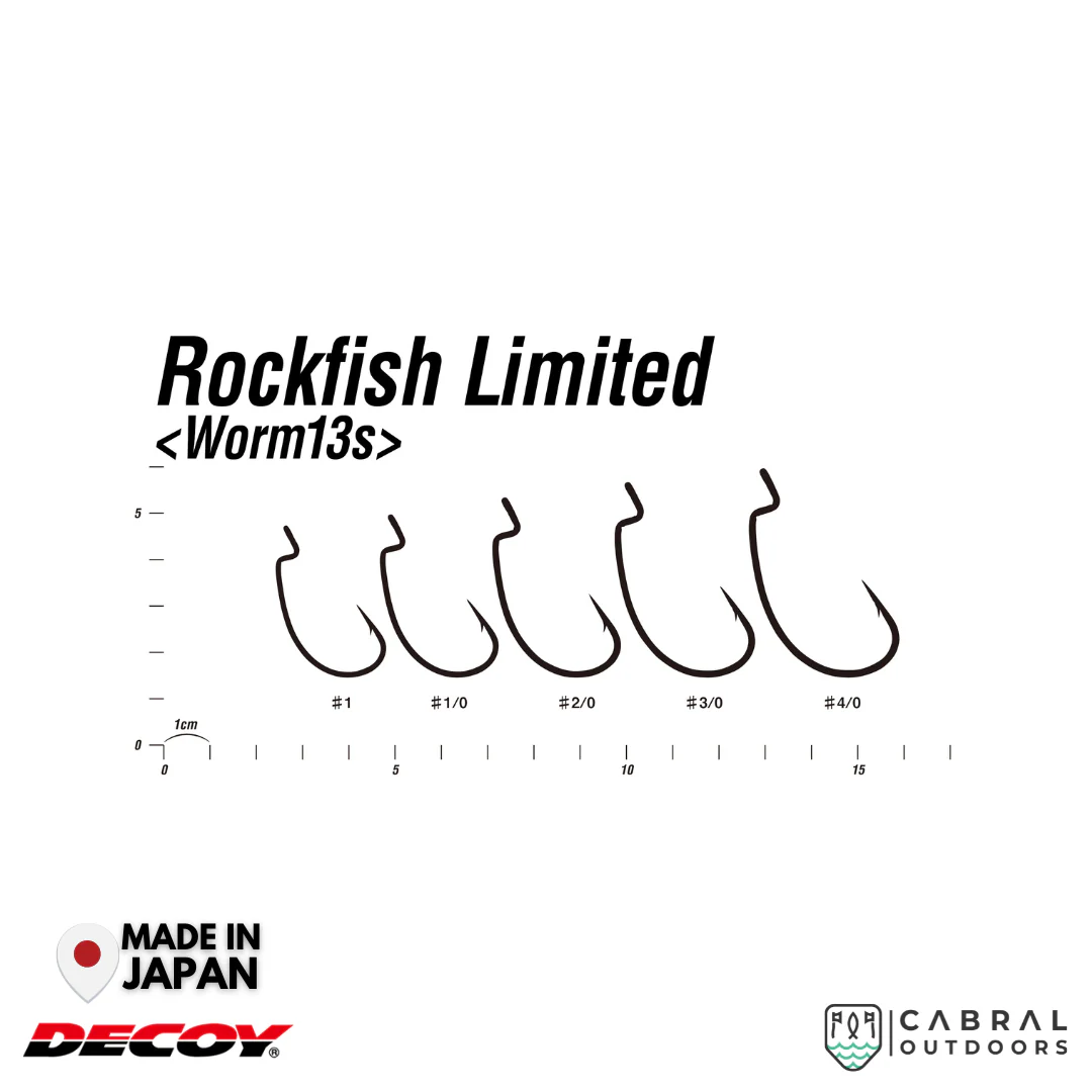 Decoy Worm-13S Rock Fish Limited Hook | #1-#4/0 - Image 4