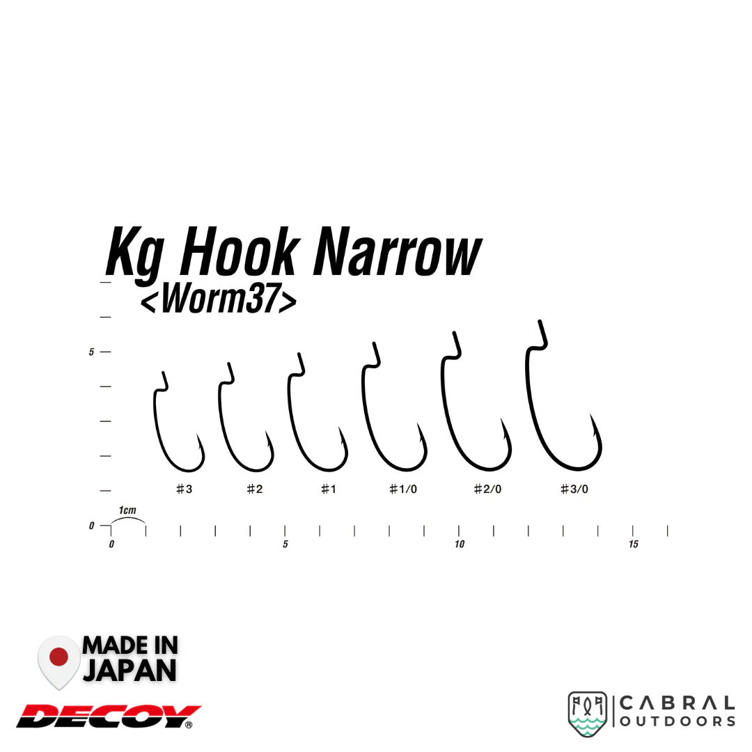 Decoy Worm-37 KG Hook Narrow | #1-#3/0 - Image 3