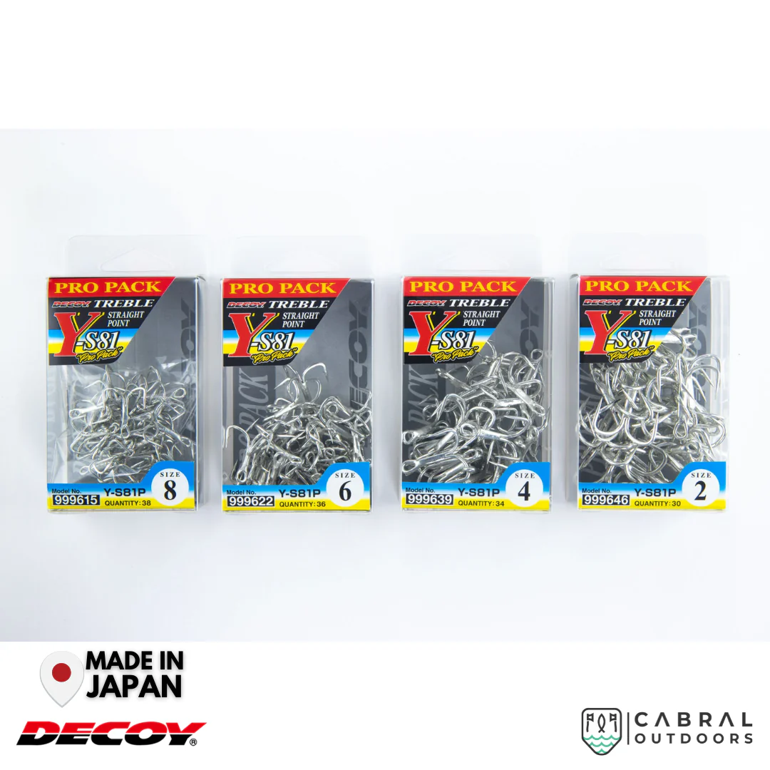 Decoy Y-S81P Pro Pack Treble Hook | #6-#1/0 | Bulk Qty - Image 4