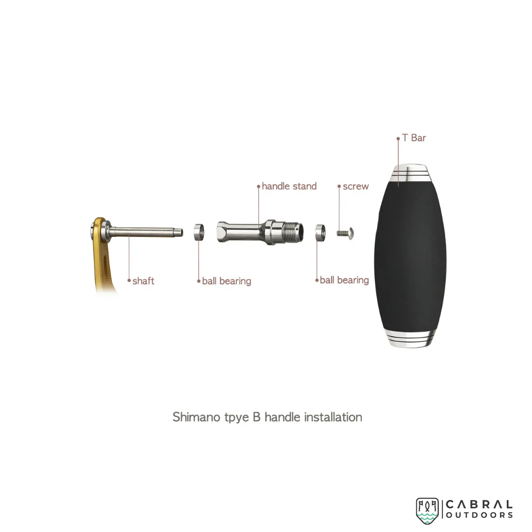Gomexus EVA T-bar Handle Knob | Size: 85mm - Image 4