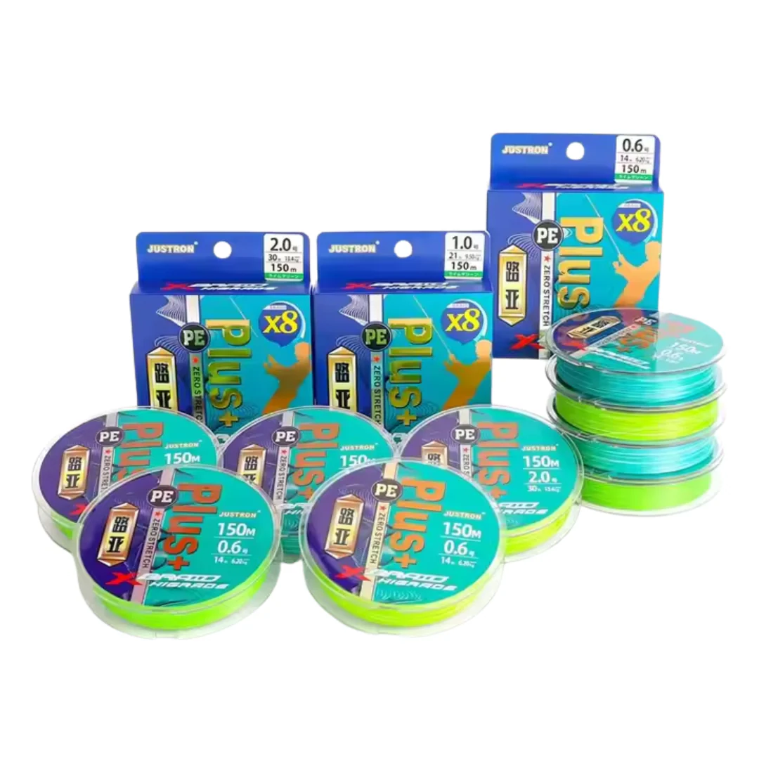 Justron X8 Braided Fishing Line – 150m