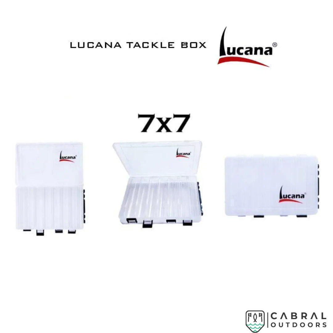 Lucana Double Sided 14 Compartment Tackle Box