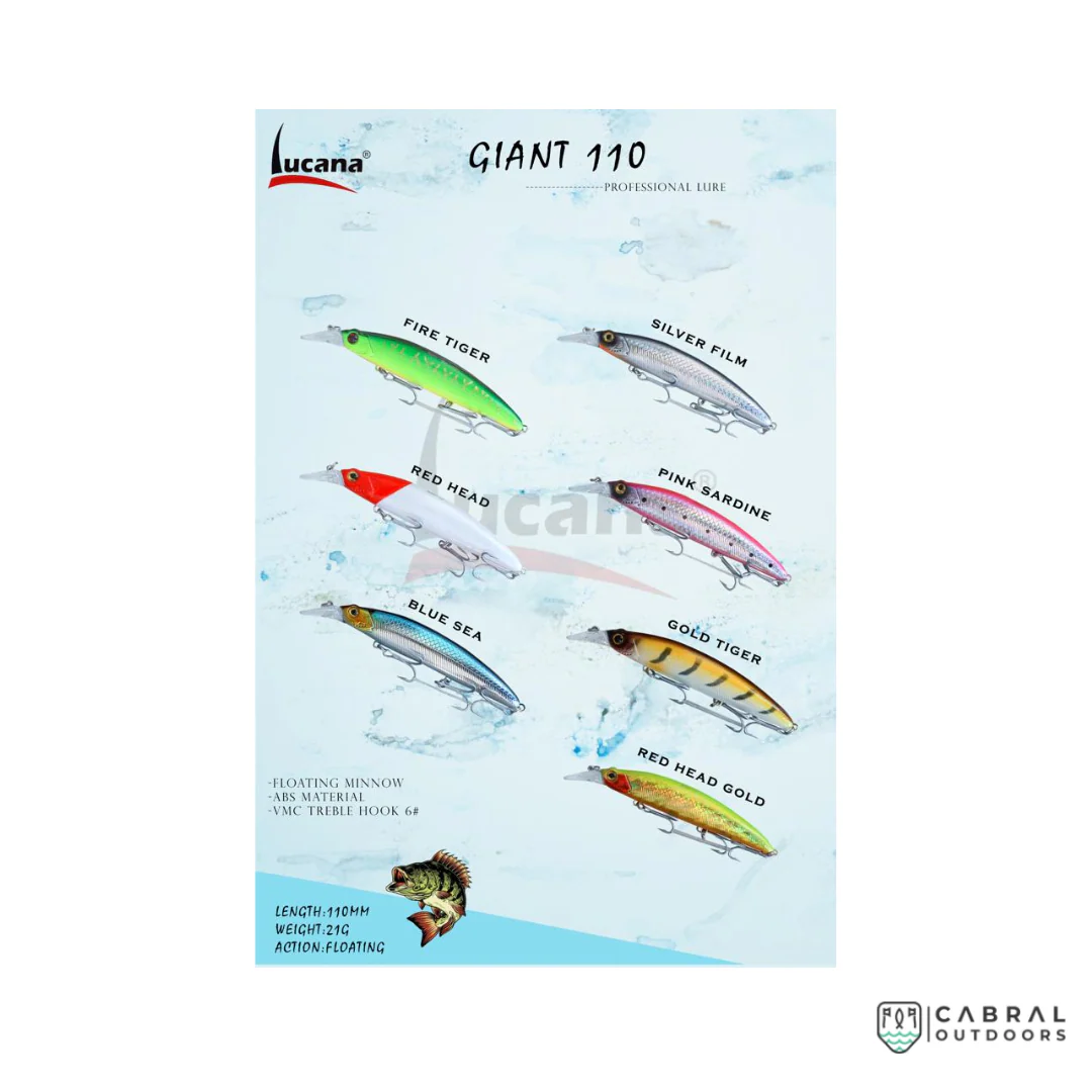Lucana Giant Minnow | Size:110mm | 21g