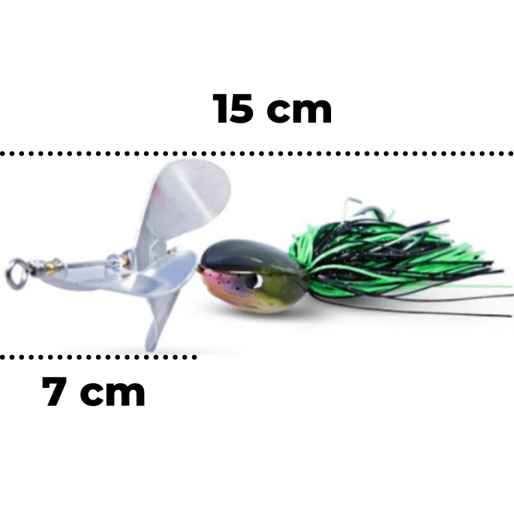 Lure Factory MEGAFROX Sharky Bait Spinner 25g | 15cm | size 2/0 | 1pcs/pkt - Image 2