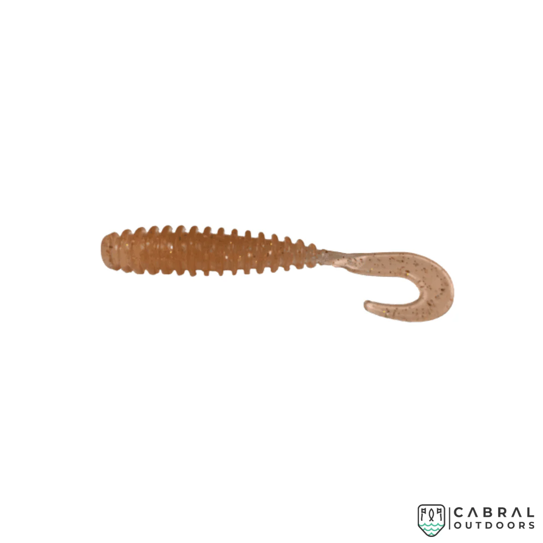 MajorCraft Paraworm Curly Tail Soft Lure Grub Model | 3.2" | 6Pcs/ pack - Image 2