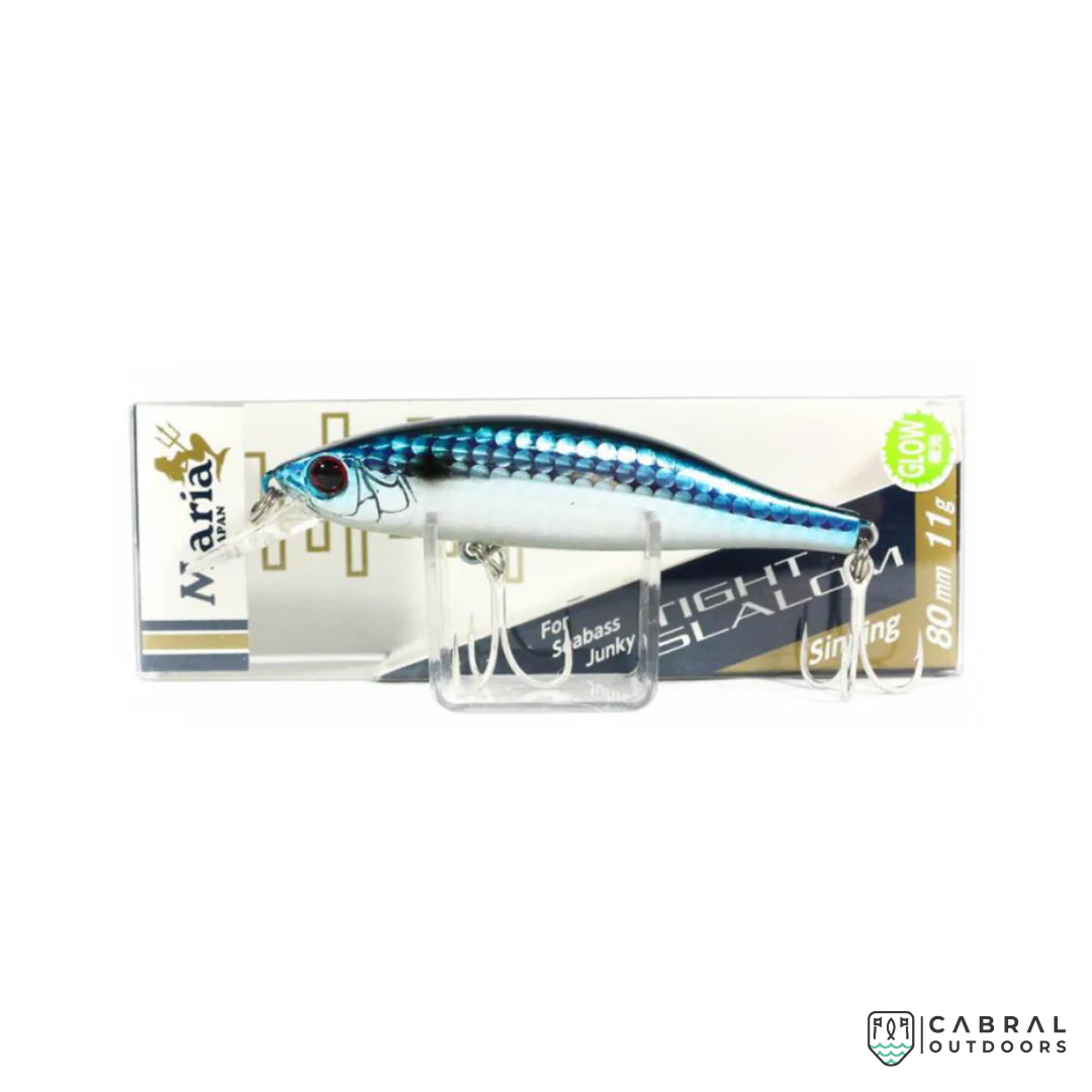 Maria Tight Slalom Sinking Minnow | Size: 80mm | 11g - Image 3