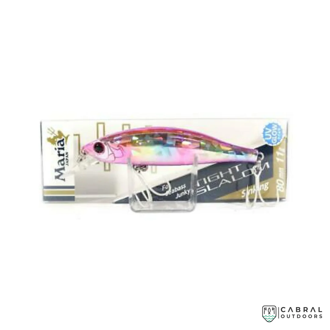 Maria Tight Slalom Sinking Minnow | Size: 80mm | 11g - Image 6