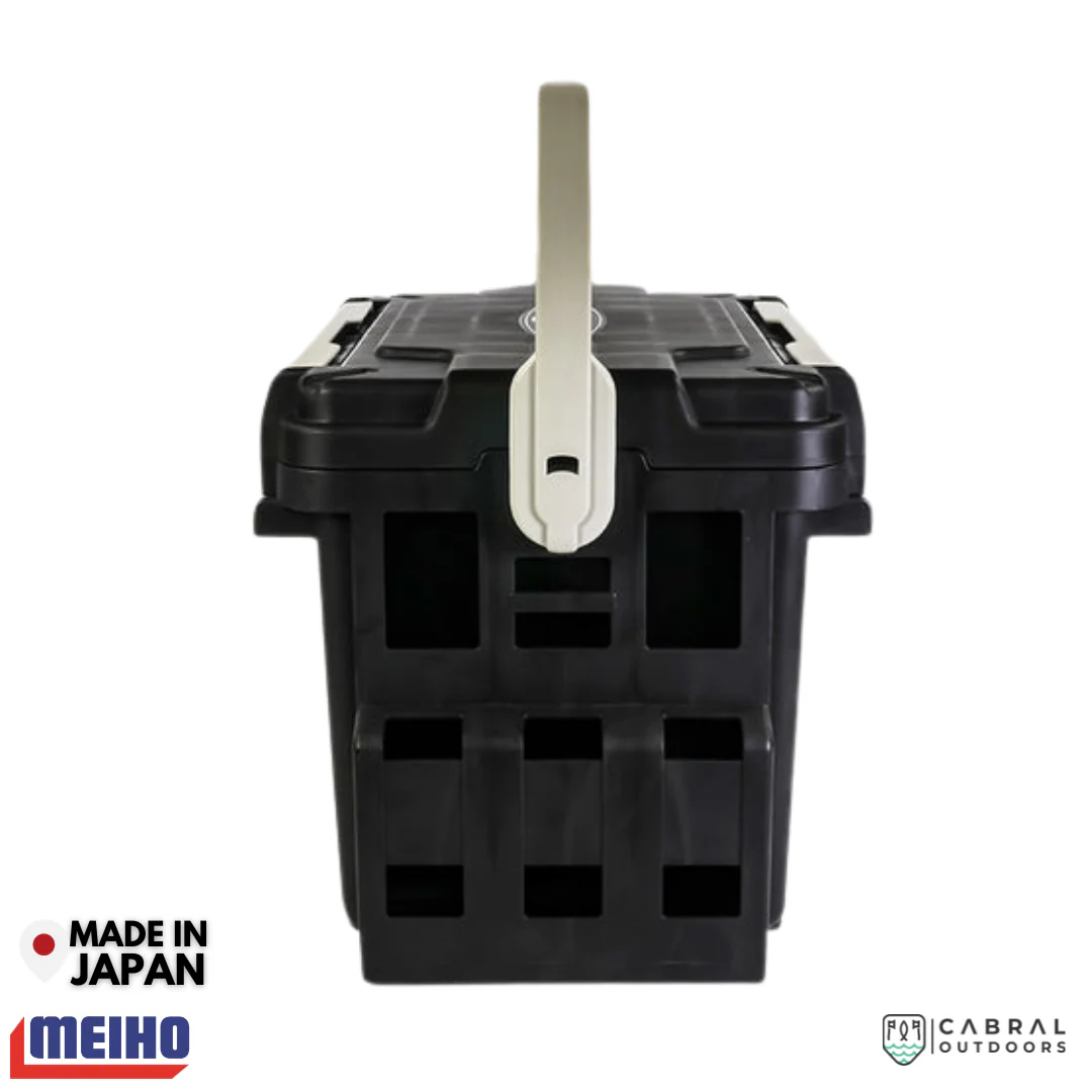 Meiho Bucket Mouth 5000 Tackle Box | Black - Image 5