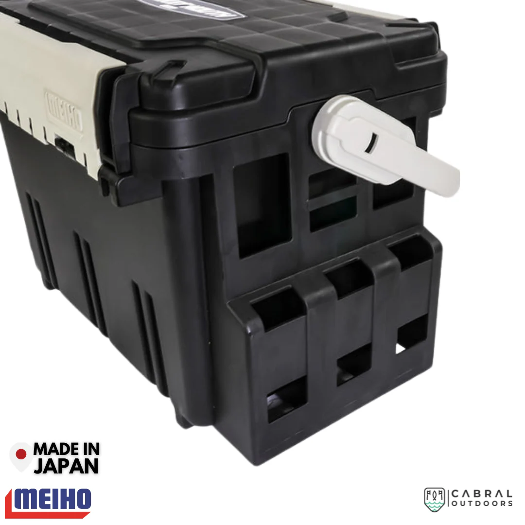 Meiho Bucket Mouth 5000 Tackle Box | Black - Image 6