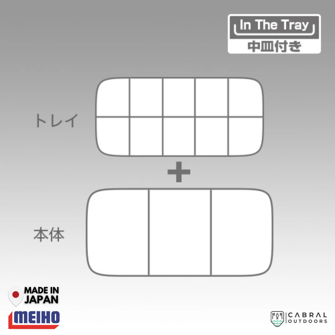Meiho System Tray Case HD | 13 Compartments Tackle Box - Image 3