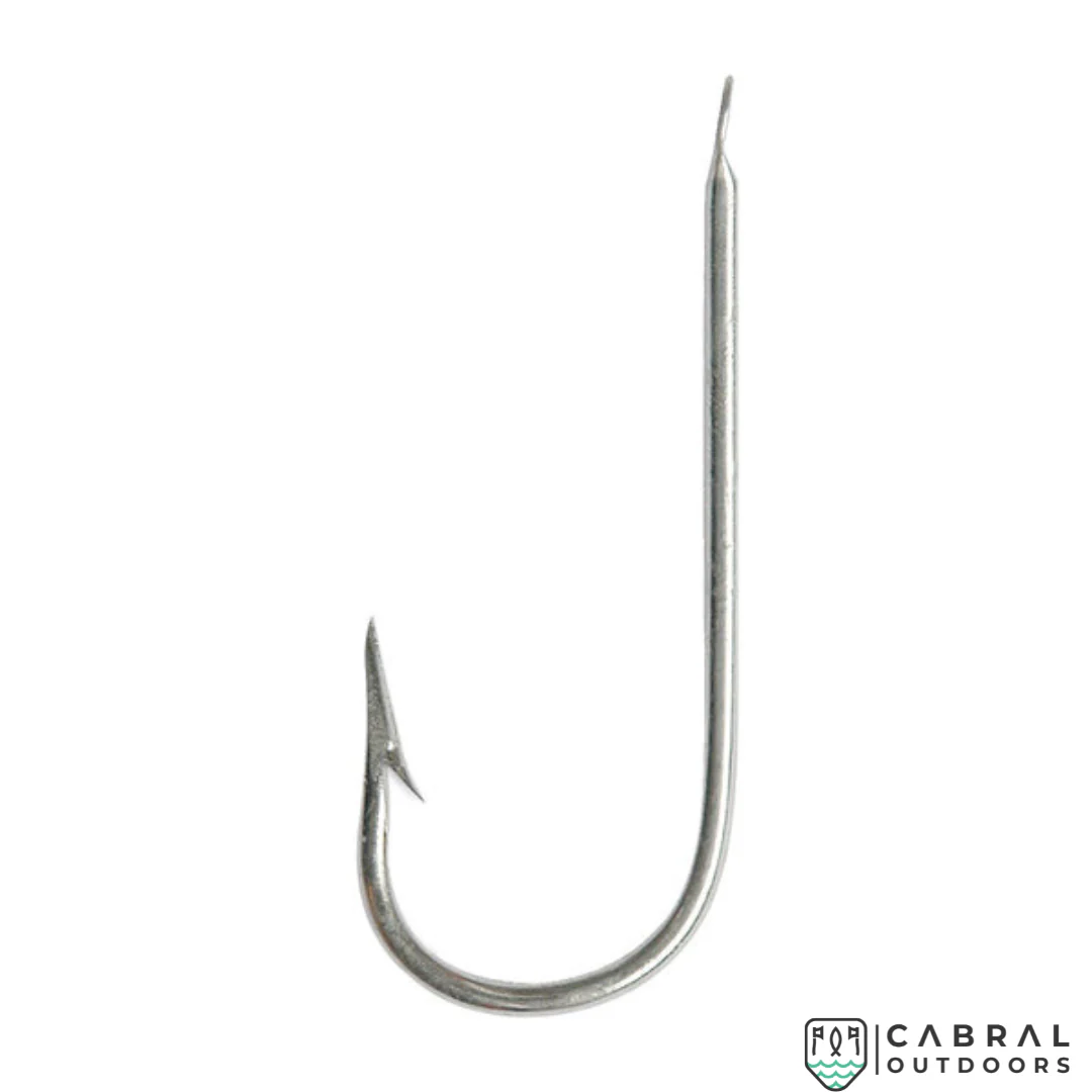 Mustad Round Bent Sea Single Hooks 2315 |100 Pcs| Size: 10-25