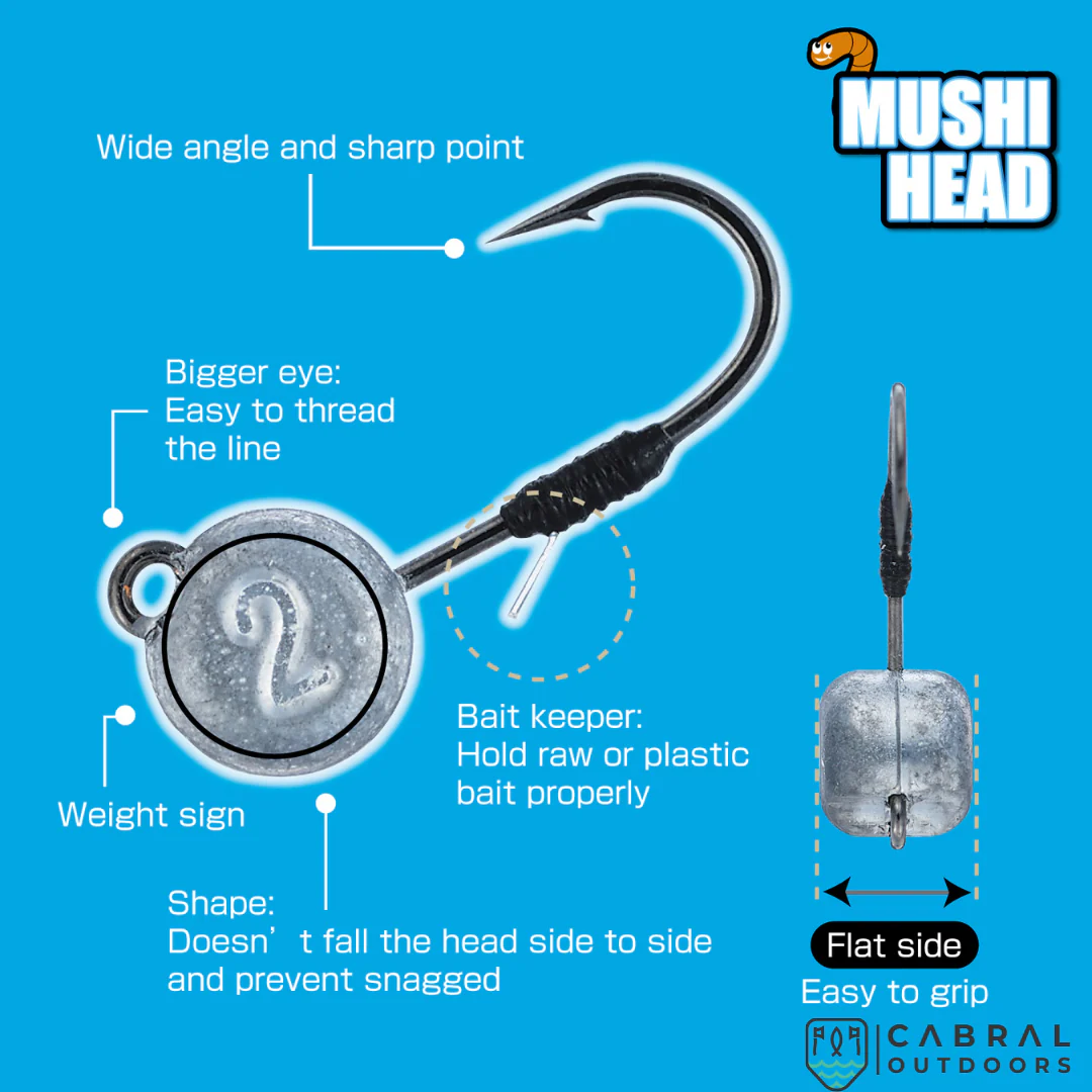 Owner Cultiva JH-89 Mushi Jighead | Weight:2g-6g - Image 2