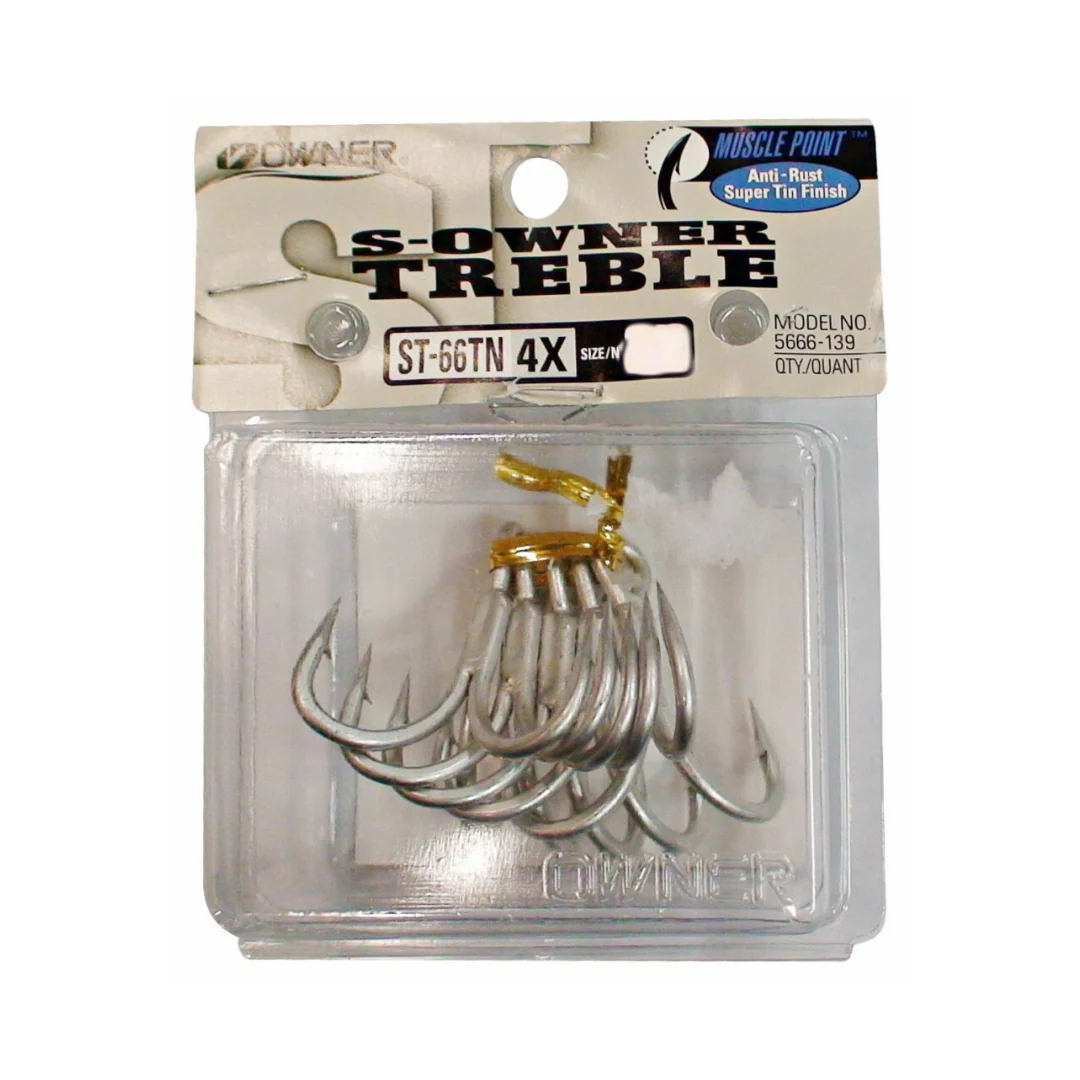 Owner ST-66TN 4X S-Owner Treble Hooks | Size : 5/0-4 - Image 2