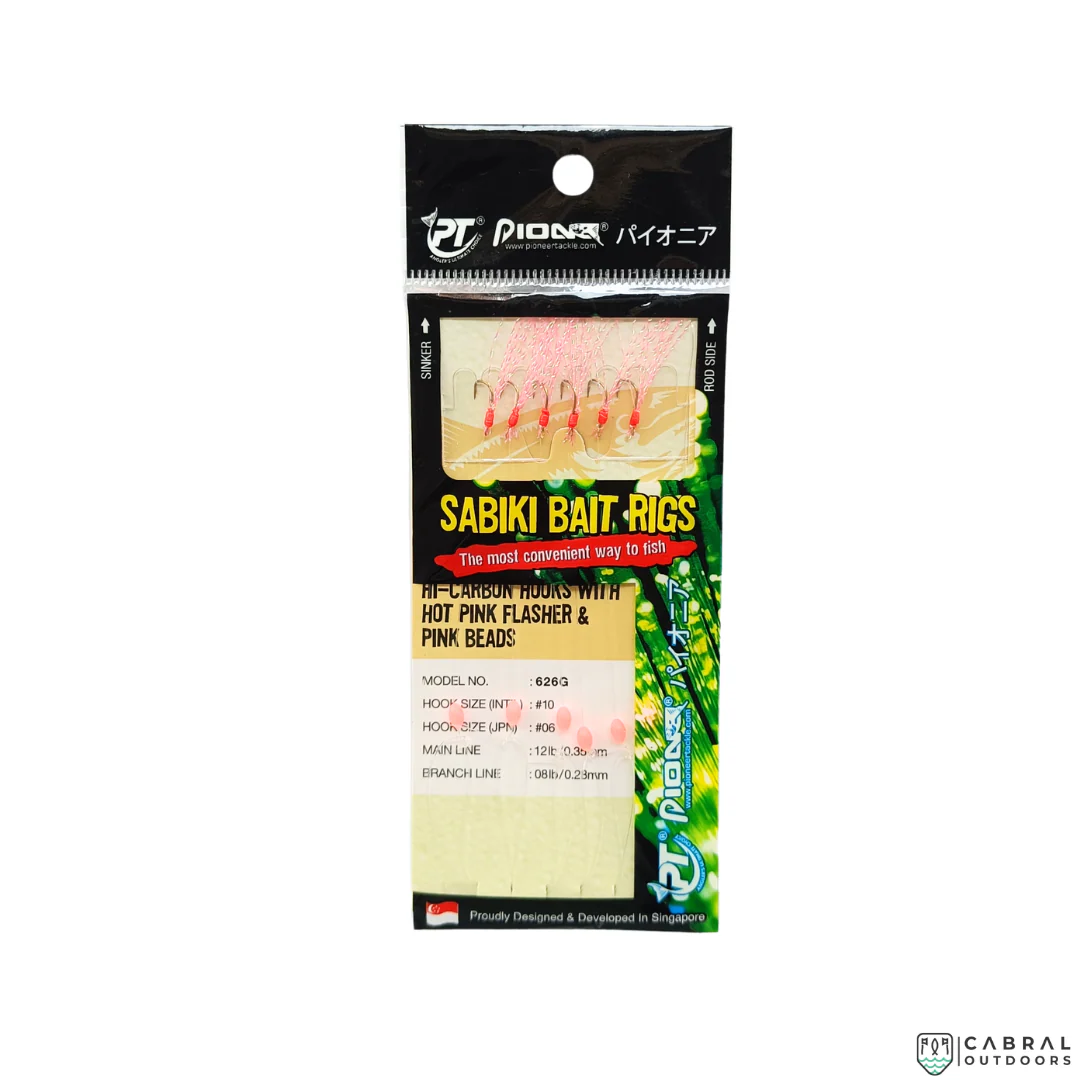 Pioneer Sabiki Bait Rigs 626G | #8-#12 - Image 2