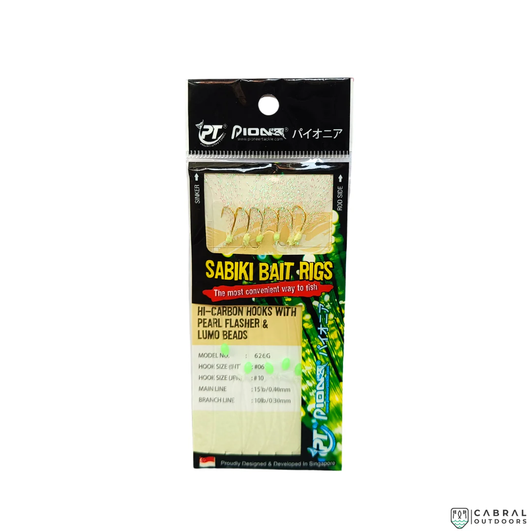 Pioneer Sabiki Bait Rigs 626G | #8-#12 - Image 3