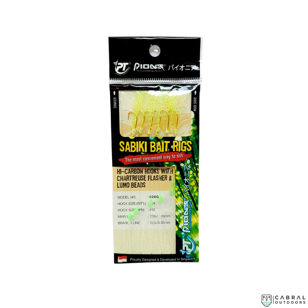 Pioneer Sabiki Bait Rigs 626G | #8-#12 - Image 4