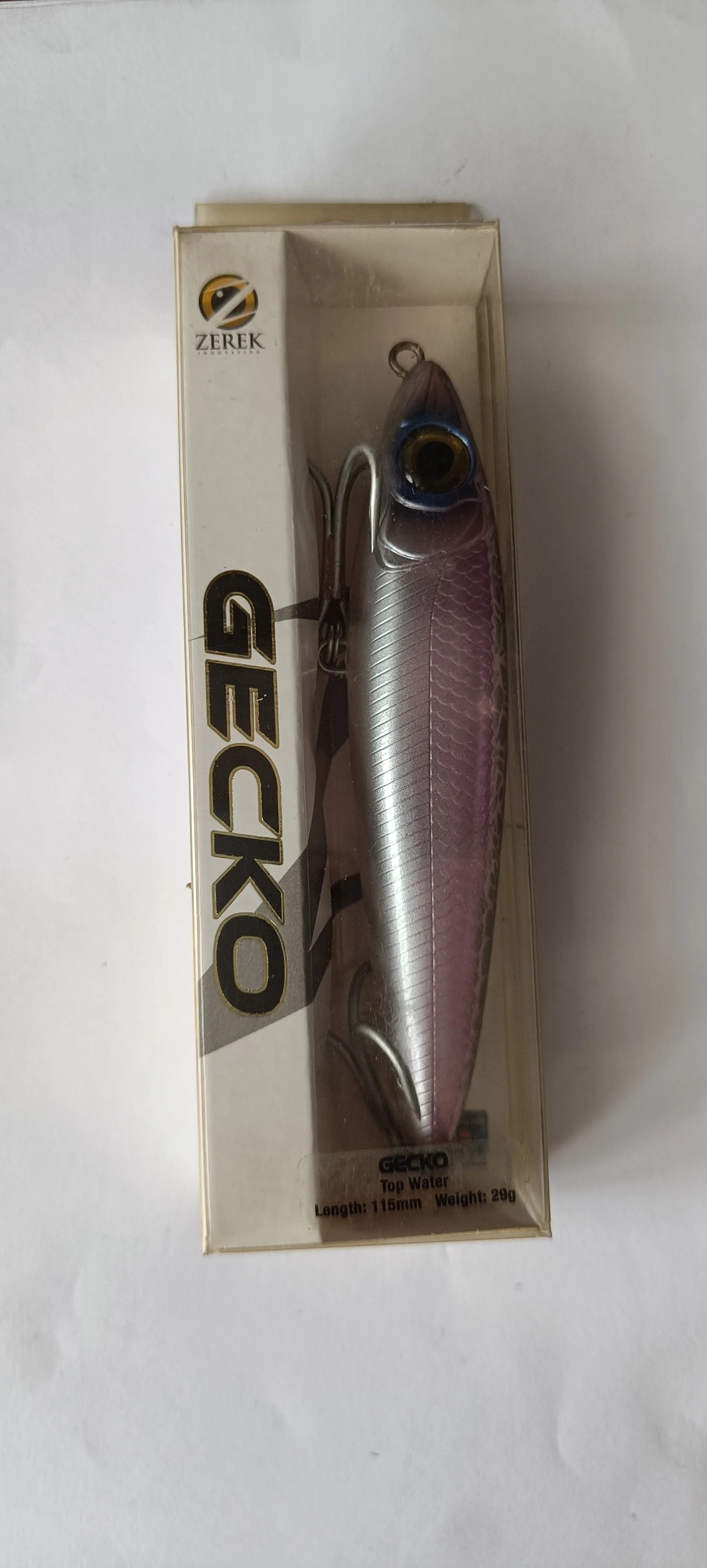 (Stock Clearance)Zerek Gecko Topwater Hard Lure | Size: 115mm | 29g - Image 3