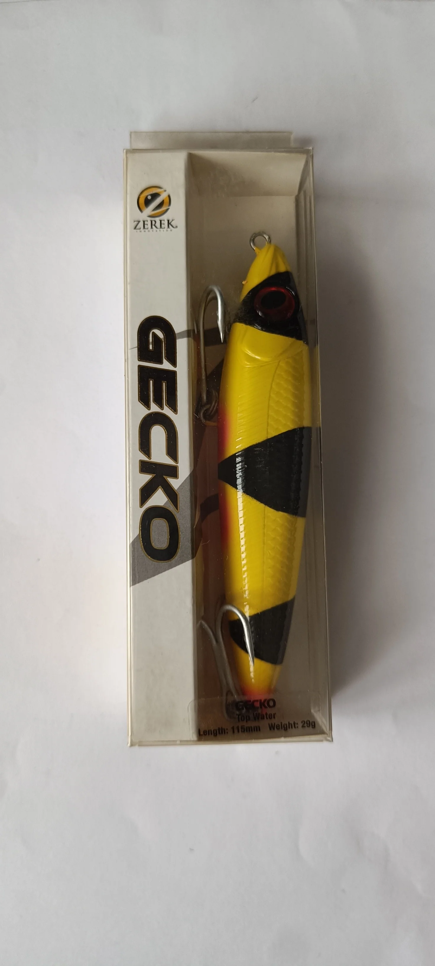 (Stock Clearance)Zerek Gecko Topwater Hard Lure | Size: 115mm | 29g - Image 4