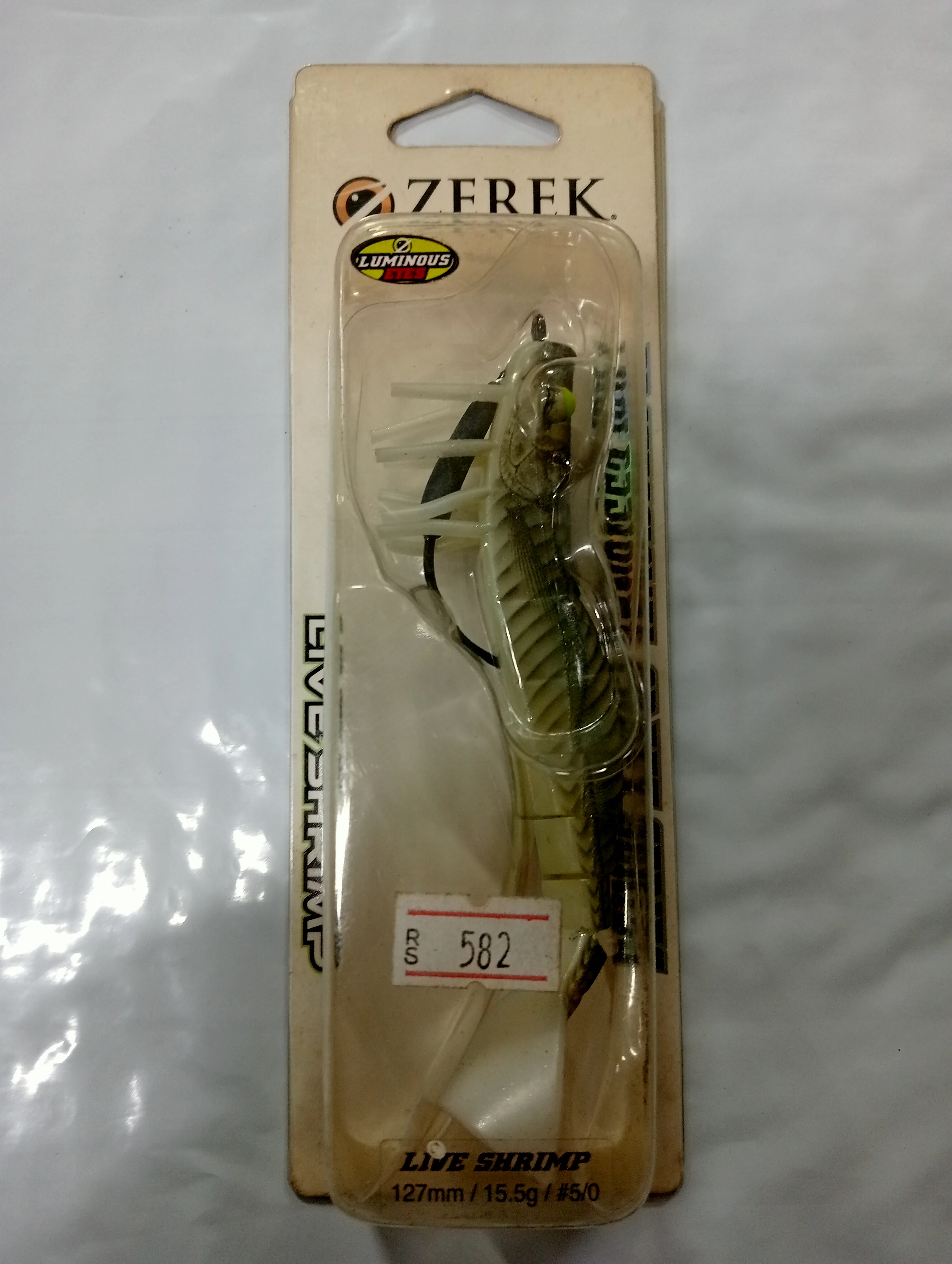 (Stock Clearance)Zerek Live Shrimp |127mm|15.5g|#5/0 - Image 2
