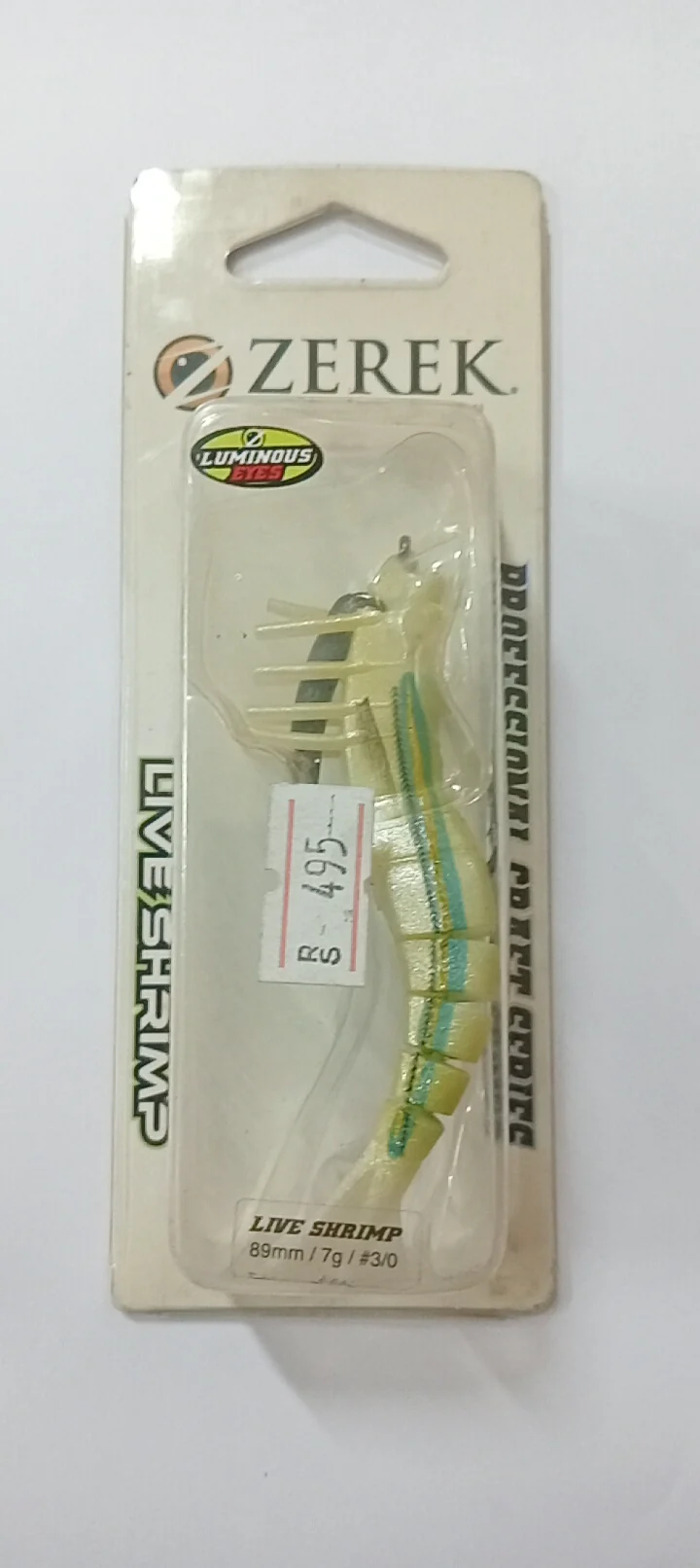 (Stock Clearance) Zerek Live Shrimp 89mm |  7g | #3/0. - Image 13