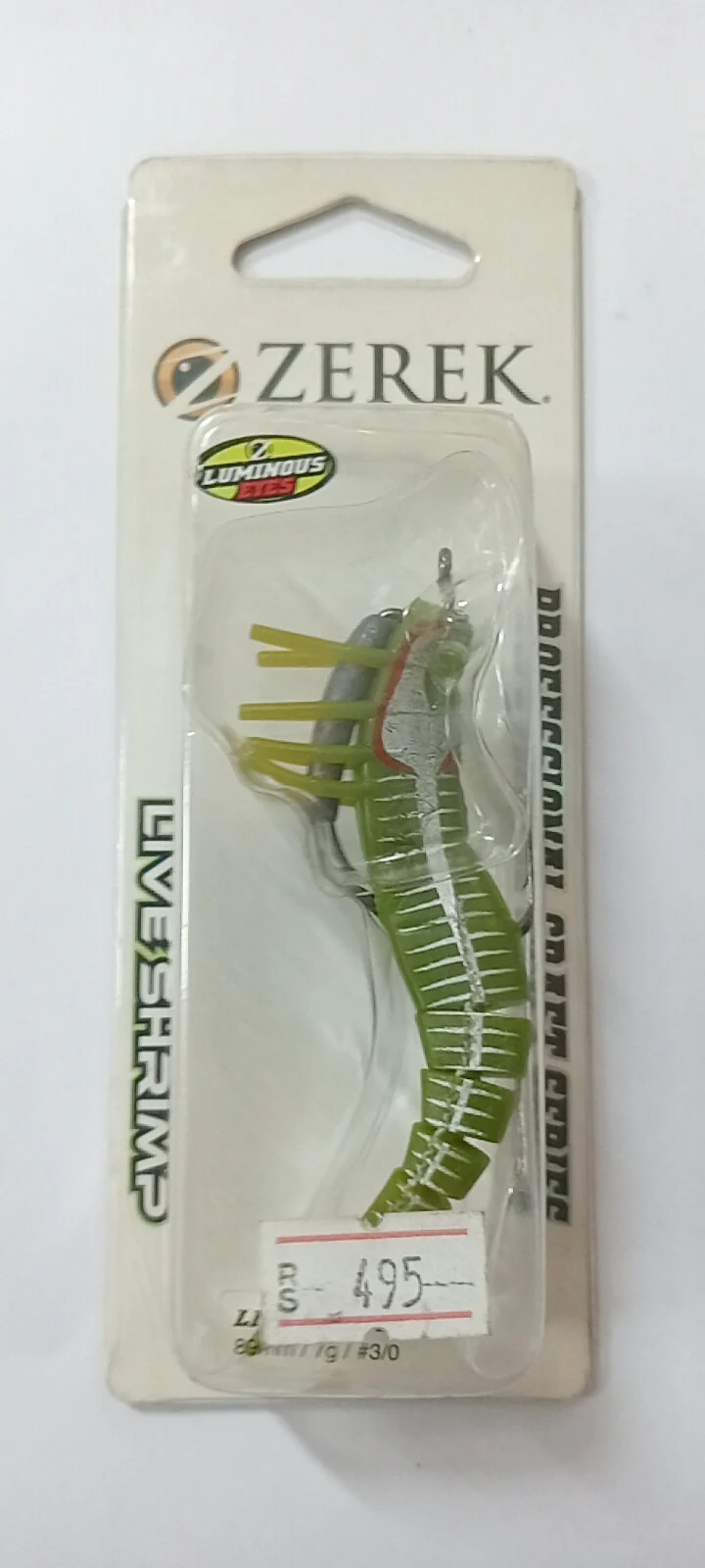 (Stock Clearance) Zerek Live Shrimp 89mm |  7g | #3/0. - Image 9