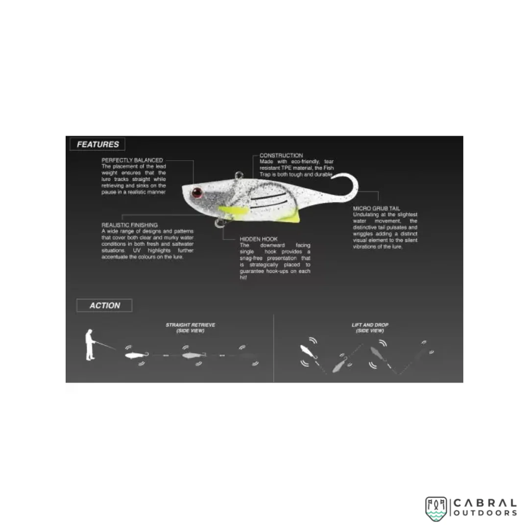 Zerek Weedless Fish Trap Soft Lures  | 95mm | 18g | #2/0 - Image 10